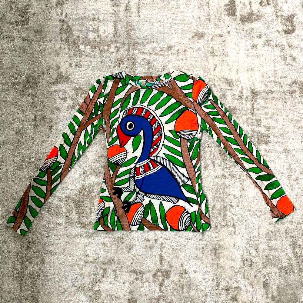Tory Burch Vibrant Bird Top